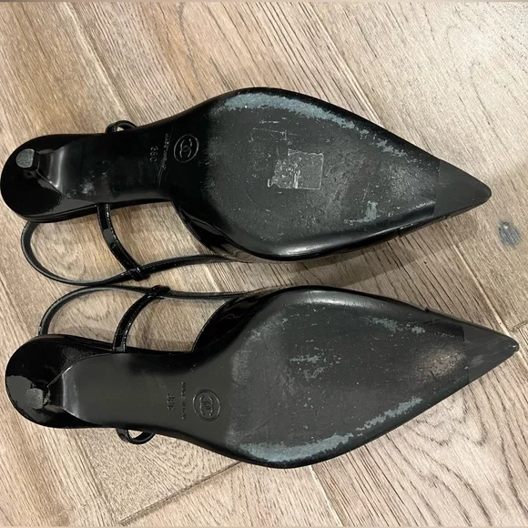 CHANEL Patent Slingback size 38 - Picture 3 of 8